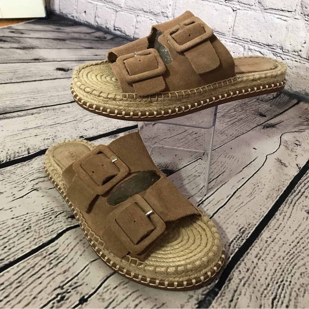 Zara Soft Suede Espadrilles/ Sandals